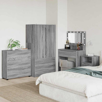 Storage Cabinet Grey Sonoma 80 x 48 x 57 cm Engineered Wood