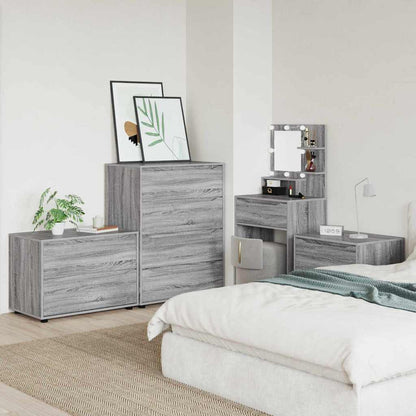 Storage Cabinet Grey Sonoma 80 x 48 x 57 cm Engineered Wood