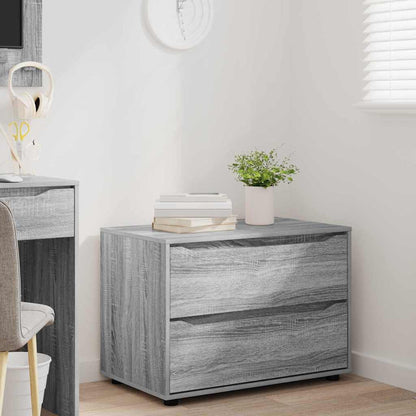 Storage Cabinet Grey Sonoma 80 x 48 x 57 cm Engineered Wood
