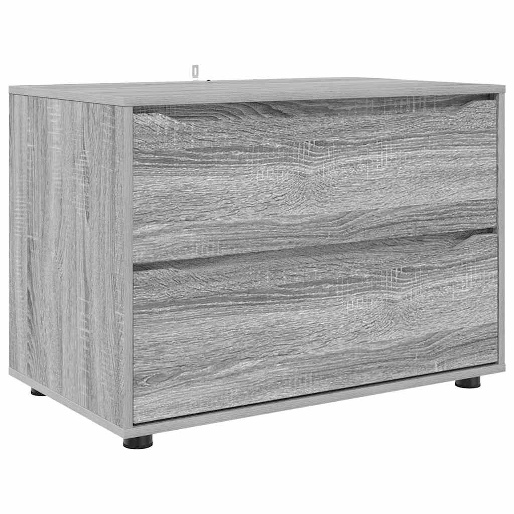 Storage Cabinet Grey Sonoma 80 x 48 x 57 cm Engineered Wood