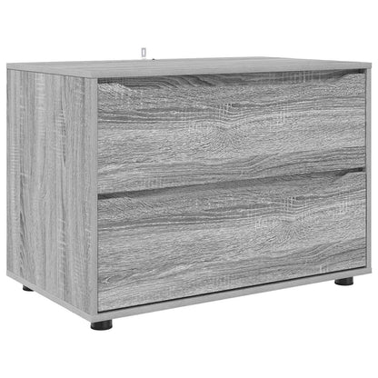 Storage Cabinet Grey Sonoma 80 x 48 x 57 cm Engineered Wood