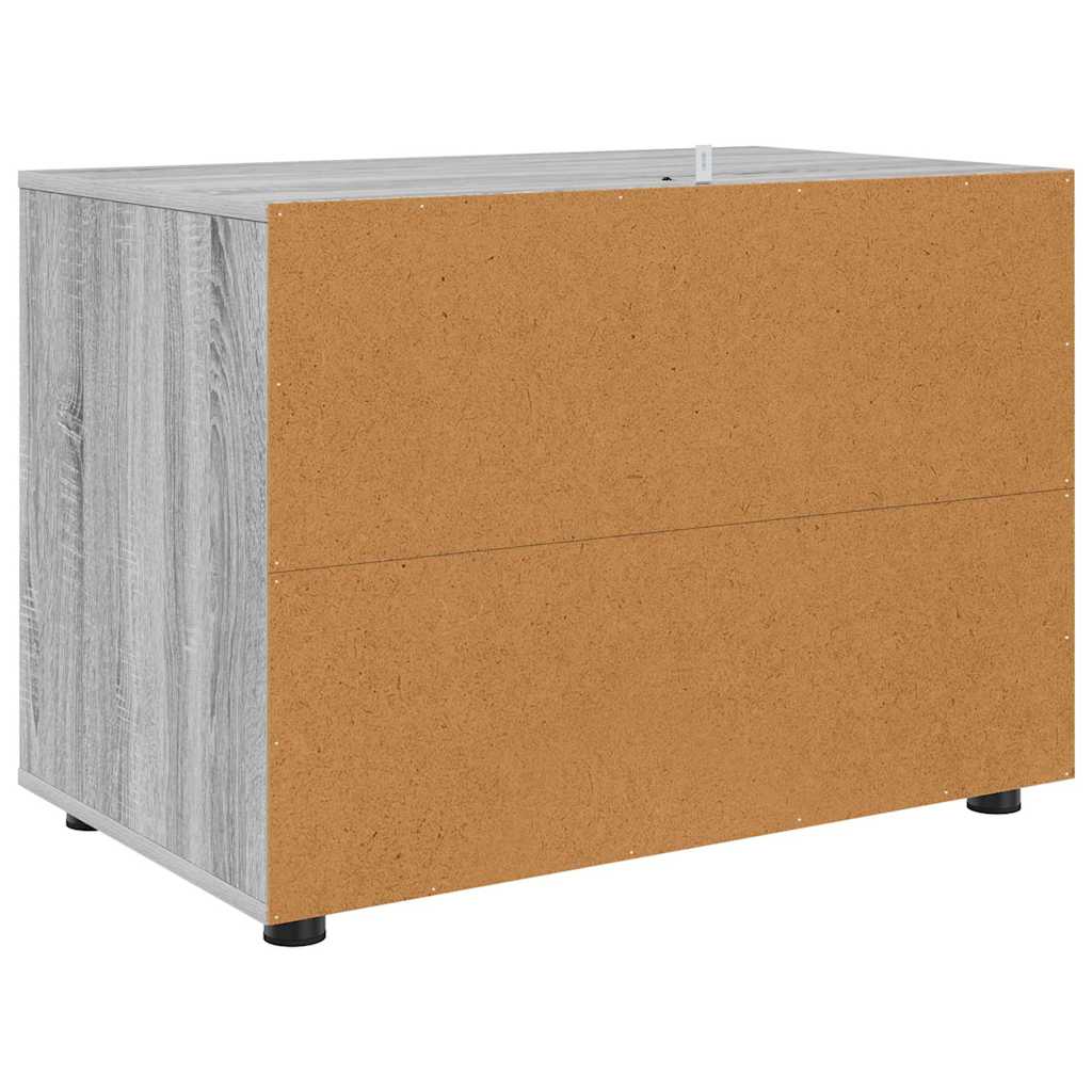 Storage Cabinet Grey Sonoma 80 x 48 x 57 cm Engineered Wood