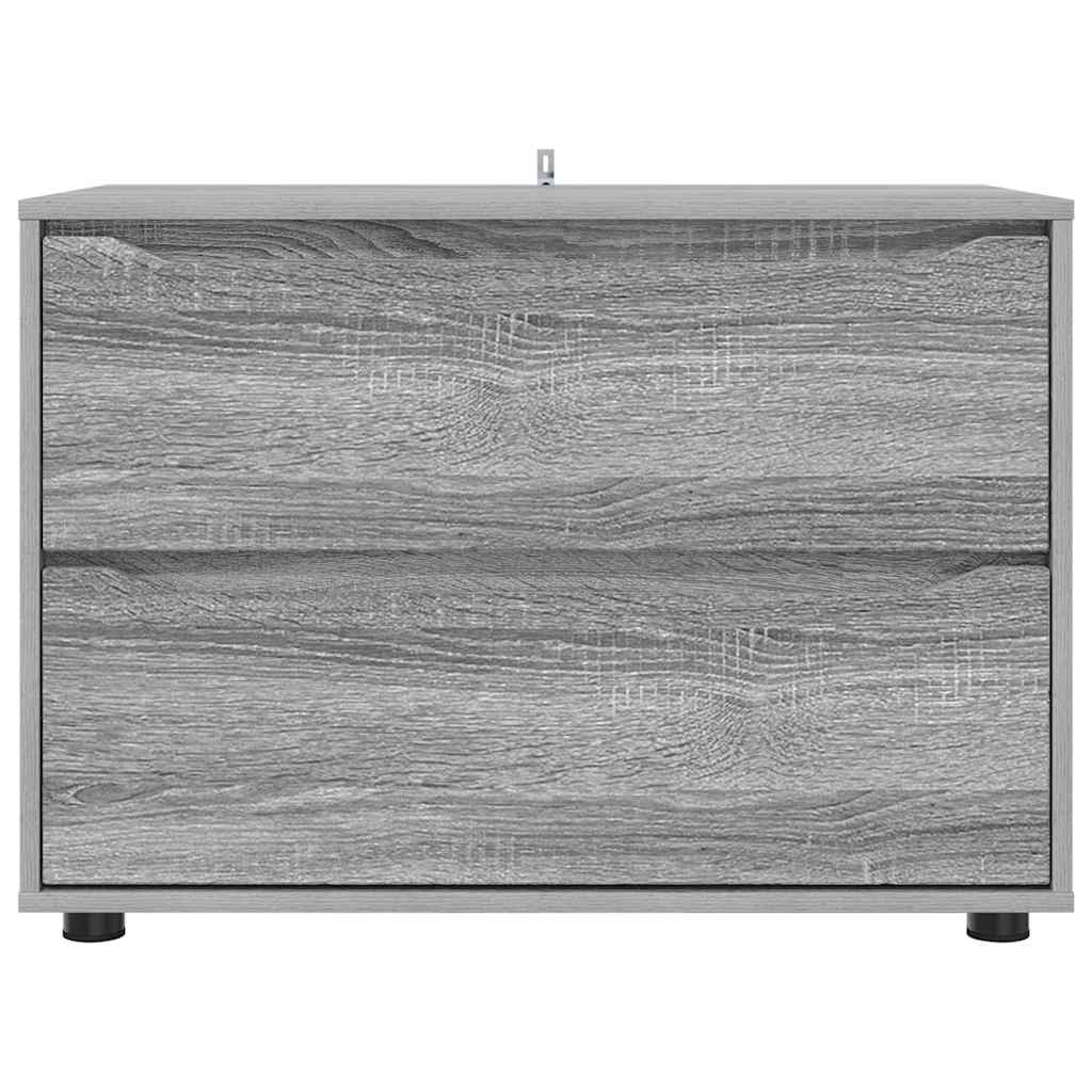 Storage Cabinet Grey Sonoma 80 x 48 x 57 cm Engineered Wood