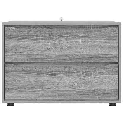 Storage Cabinet Grey Sonoma 80 x 48 x 57 cm Engineered Wood