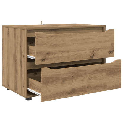 Storage Cabinet 80 x 48 x 57 cm Engineered Wood Artisan Oak