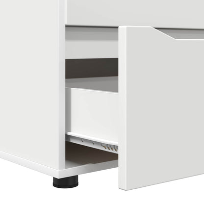 Storage Cabinet 60 x 48 x 57 cm Engineered Wood White