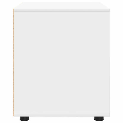 Storage Cabinet 60 x 48 x 57 cm Engineered Wood White