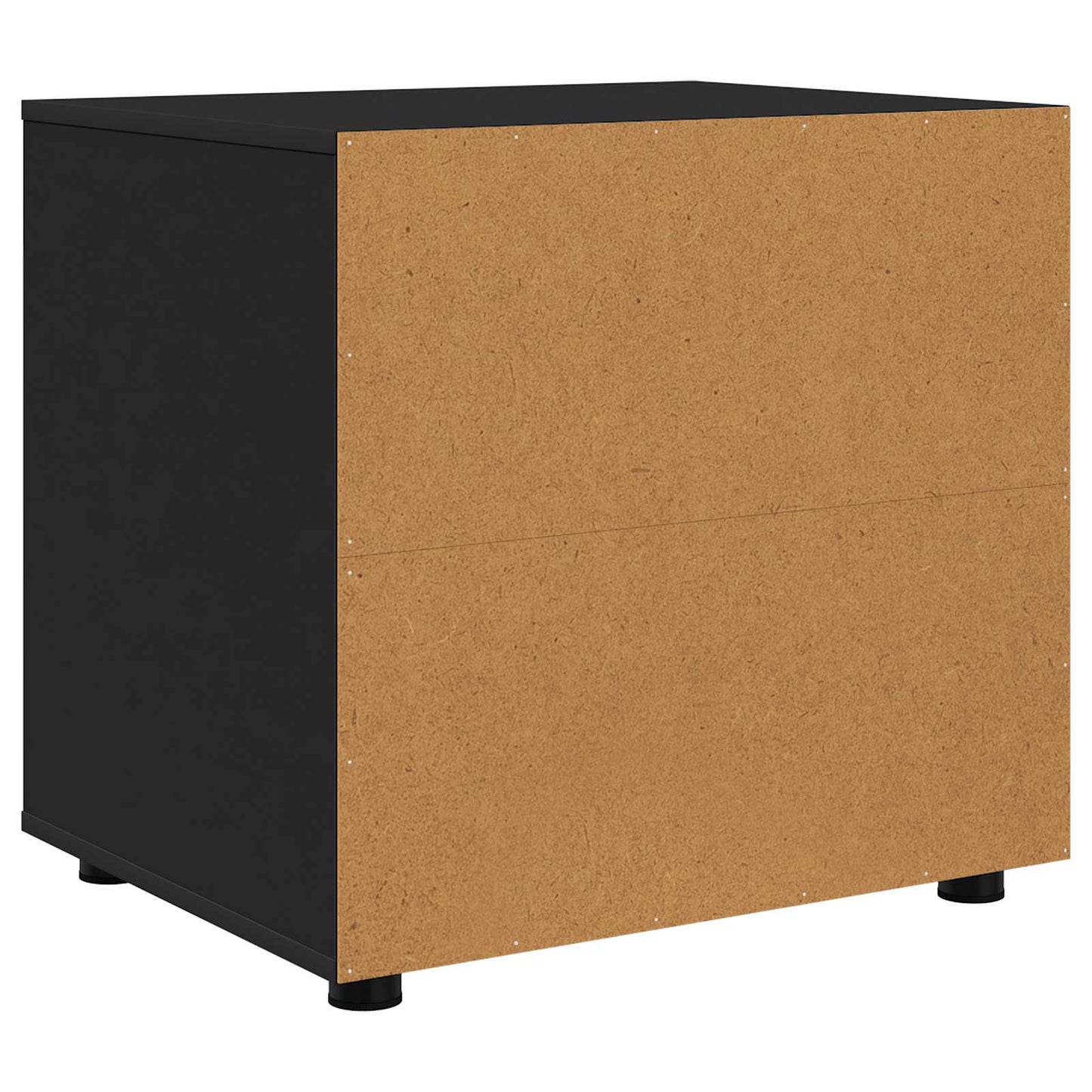 Storage Cabinet 60 x 48 x 57 cm Engineered Wood Black