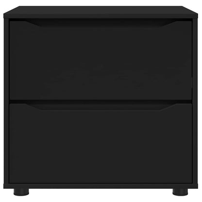 Storage Cabinet 60 x 48 x 57 cm Engineered Wood Black