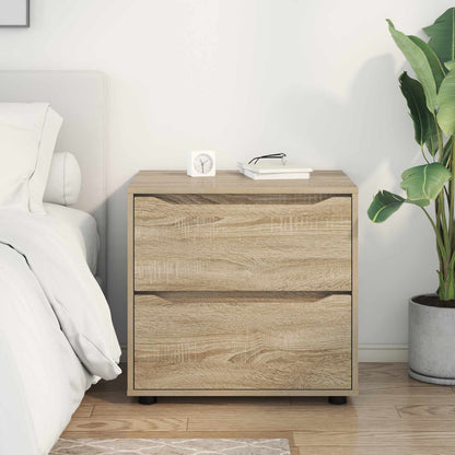 Storage Cabinet 60 x 48 x 57 cm Engineered Wood Sonoma Oak