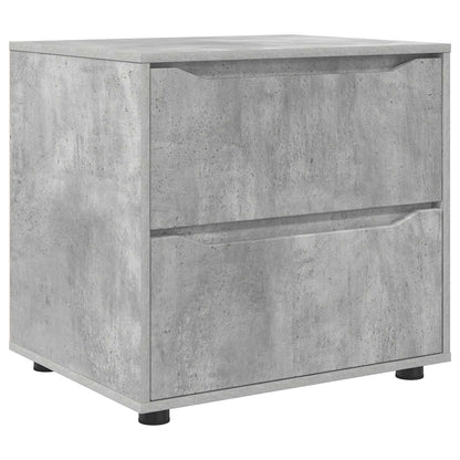 Storage Cabinet 60 x 48 x 57 cm Engineered Wood Concrete Grey