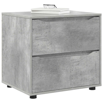 Storage Cabinet 60 x 48 x 57 cm Engineered Wood Concrete Grey