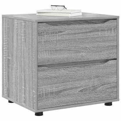 Storage Cabinet 60 x 48 x 57 cm Engineered Wood Grey Sonoma