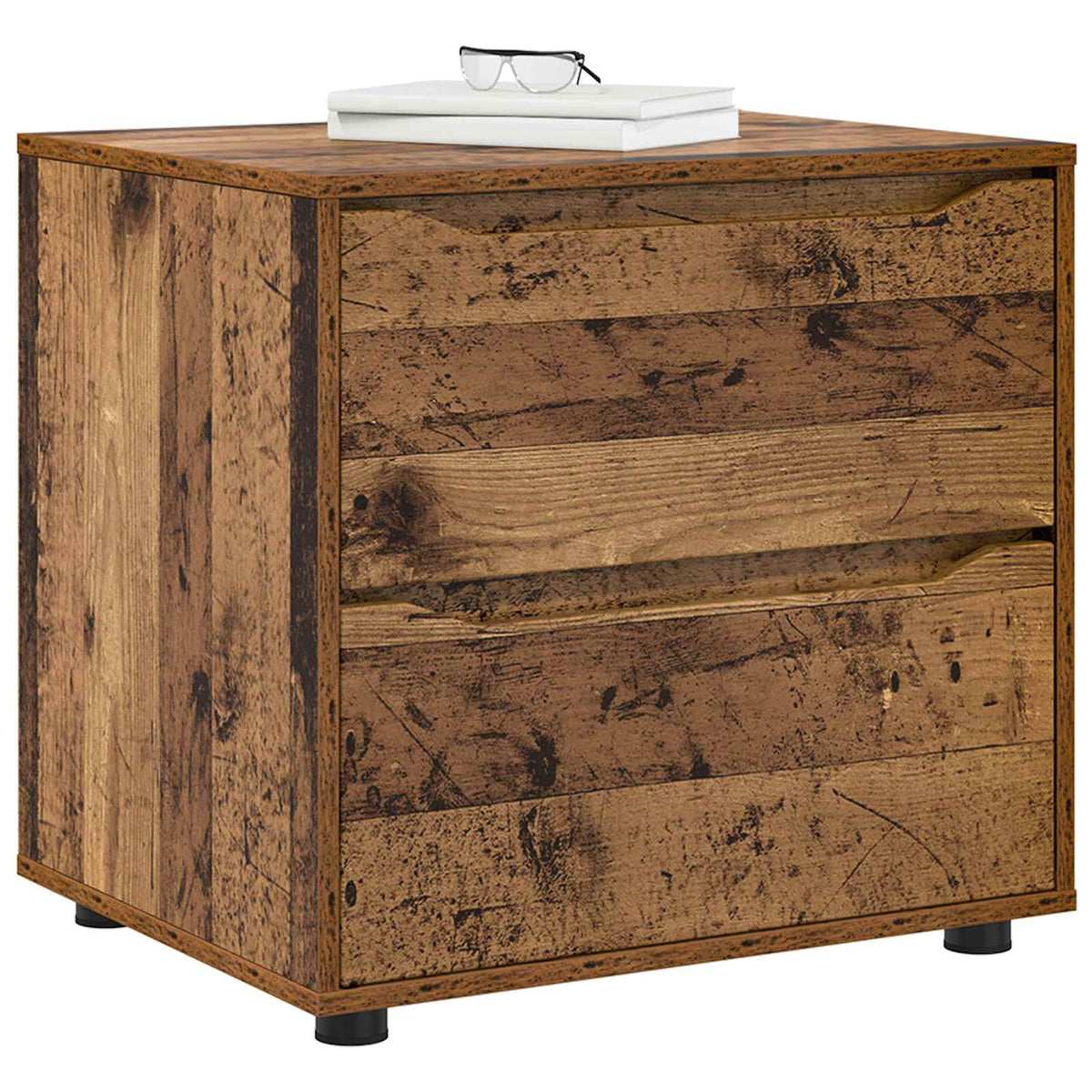 Storage Cabinet 60 x 48 x 57 cm Engineered Wood Old Wood