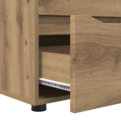 Storage Cabinet 60 x 48 x 57 cm Engineered Wood Artisan Oak