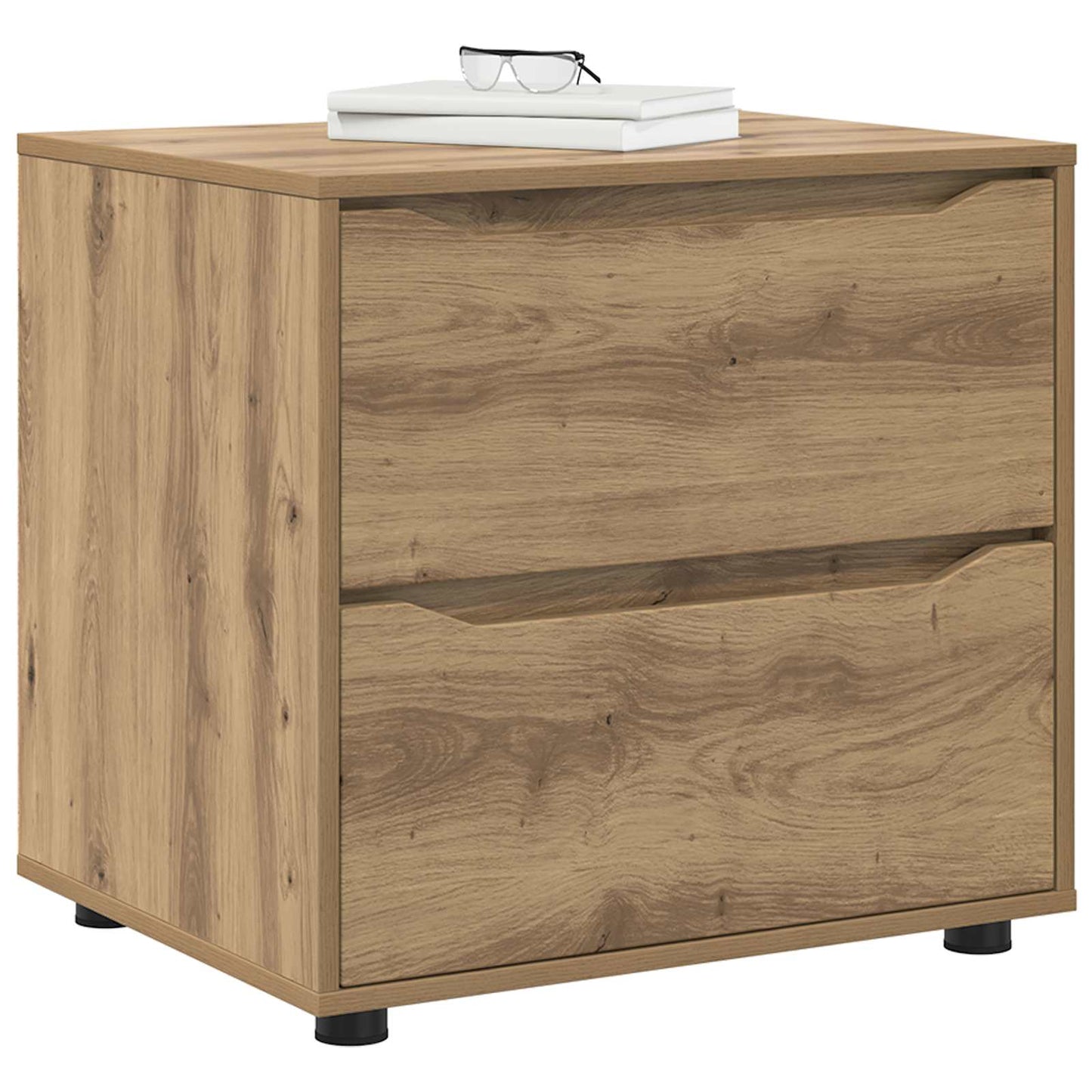 Storage Cabinet 60 x 48 x 57 cm Engineered Wood Artisan Oak