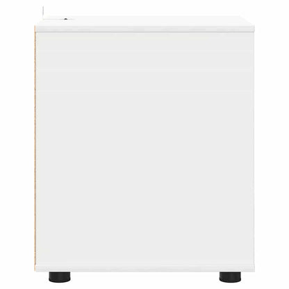 Storage Cabinet White 40 x 48 x 57 cm Engineered Wood