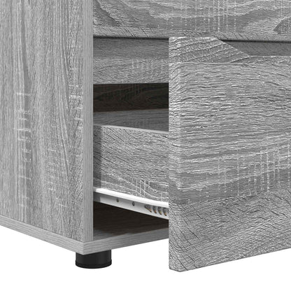 Storage Cabinet Grey Sonoma 40 x 48 x 57 cm Engineered Wood