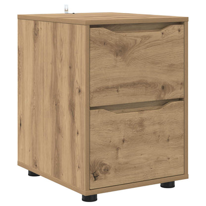 Storage Cabinet 40 x 48 x 57 cm Engineered Wood Artisan Oak