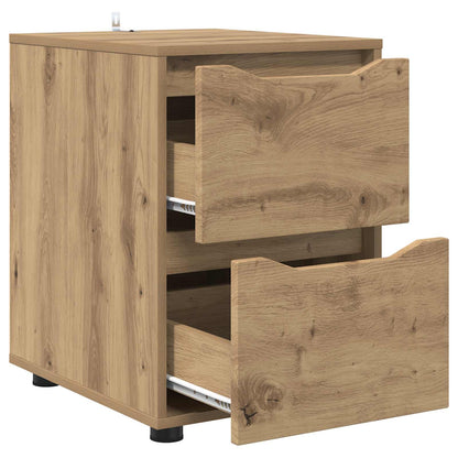 Storage Cabinet 40 x 48 x 57 cm Engineered Wood Artisan Oak