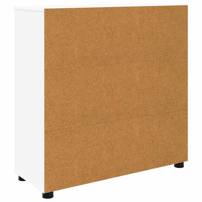 Storage Cabinet White 80 x 31 x 81 cm Engineered Wood