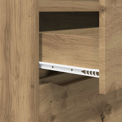 Storage Cabinet 80 x 31 x 81 cm Engineered Wood Artisan Oak