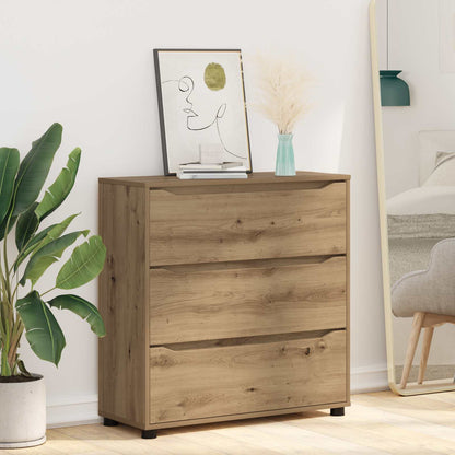Storage Cabinet 80 x 31 x 81 cm Engineered Wood Artisan Oak