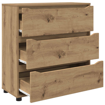 Storage Cabinet 80 x 31 x 81 cm Engineered Wood Artisan Oak