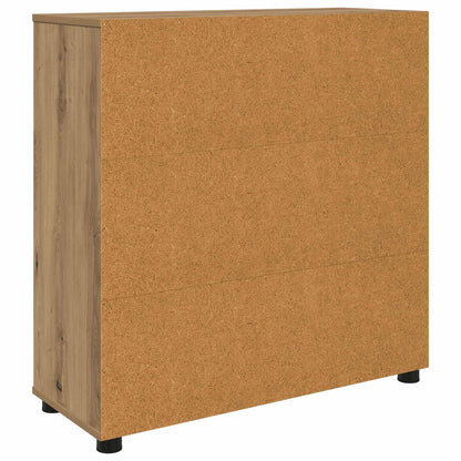 Storage Cabinet 80 x 31 x 81 cm Engineered Wood Artisan Oak