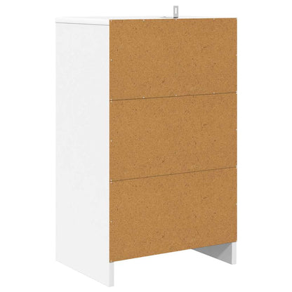 Bedside Table White 40 x 30 x 467 cm Engineered Wood