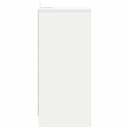 Bedside Table White 40 x 30 x 467 cm Engineered Wood