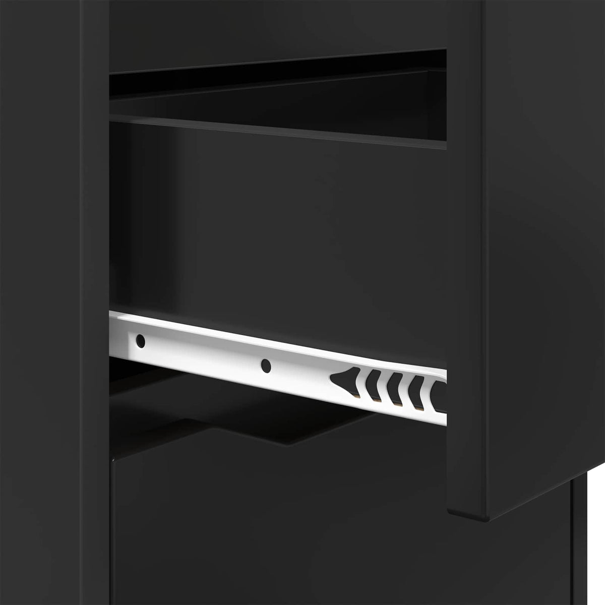 Bedside Table Black 40 x 30 x 467 cm Engineered Wood