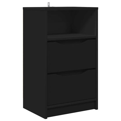 Bedside Table Black 40 x 30 x 467 cm Engineered Wood