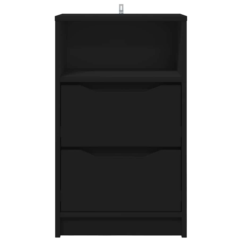 Bedside Table Black 40 x 30 x 467 cm Engineered Wood