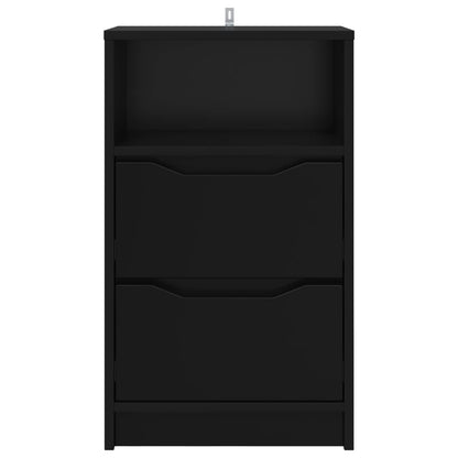 Bedside Table Black 40 x 30 x 467 cm Engineered Wood