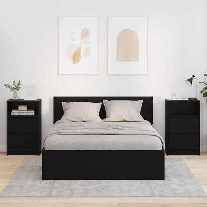 Bedside Tables 2 pcs Black 40 x 30 x 467 cm Engineered Wood