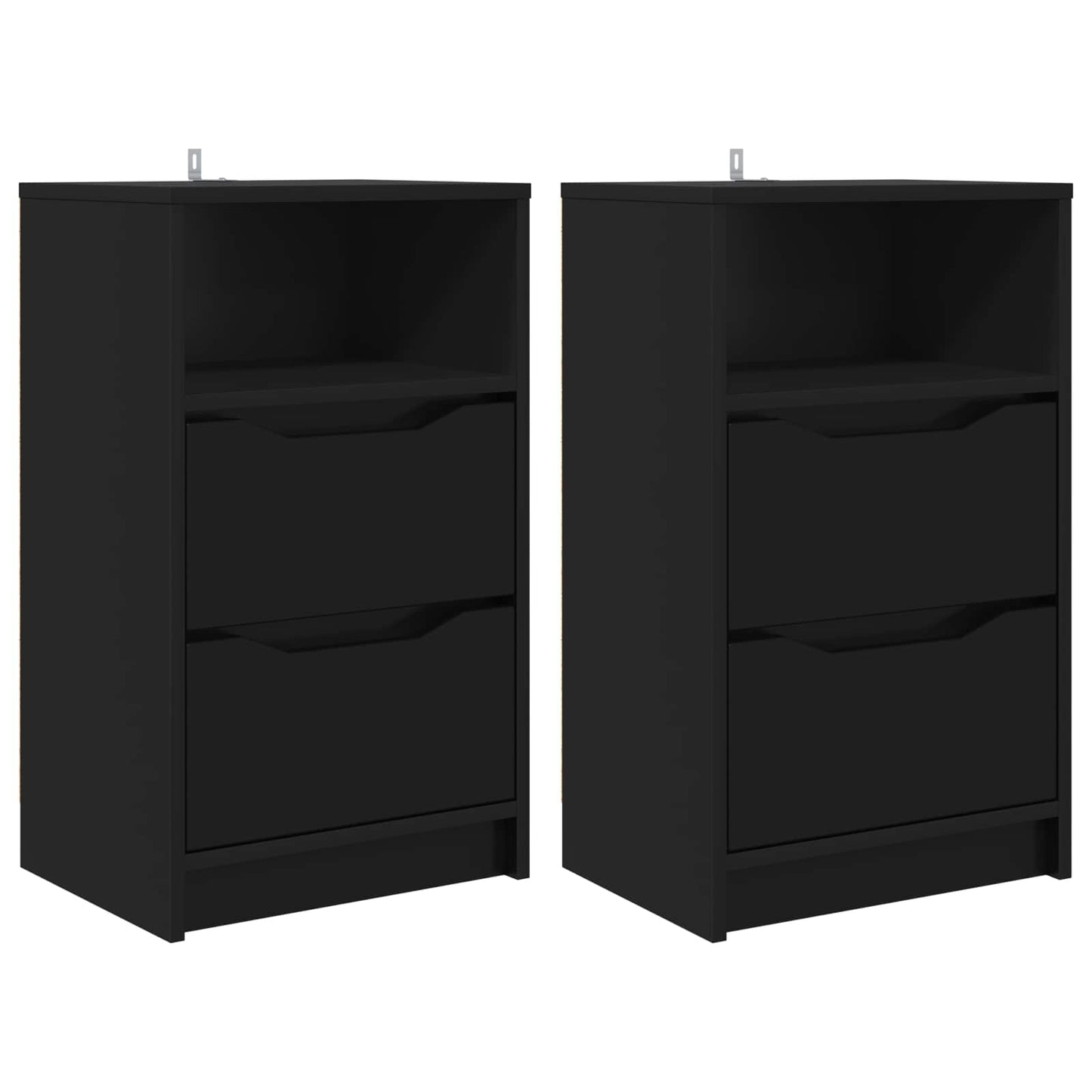 Bedside Tables 2 pcs Black 40 x 30 x 467 cm Engineered Wood