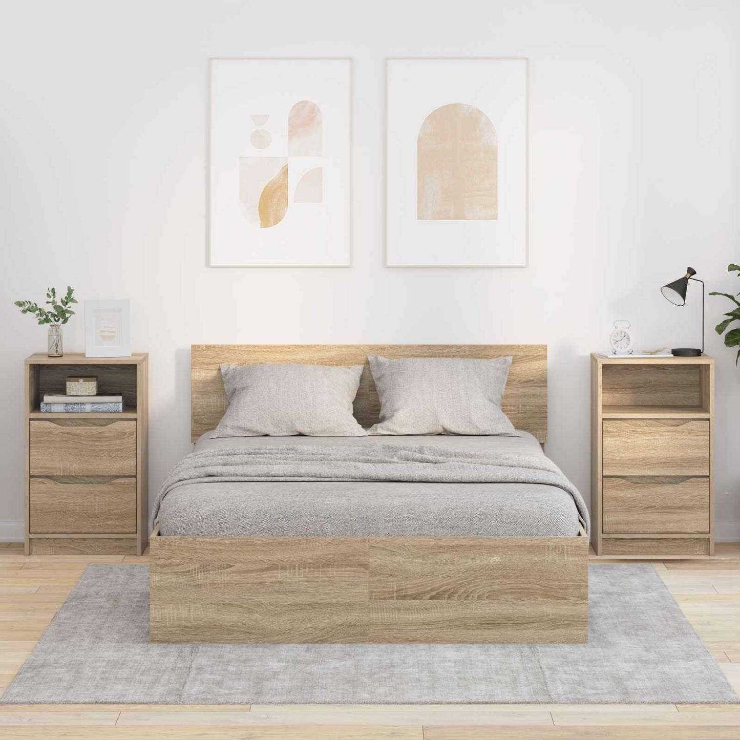Bedside Tables 2 pcs Sonoma Oak 40 x 30 x 467 cm