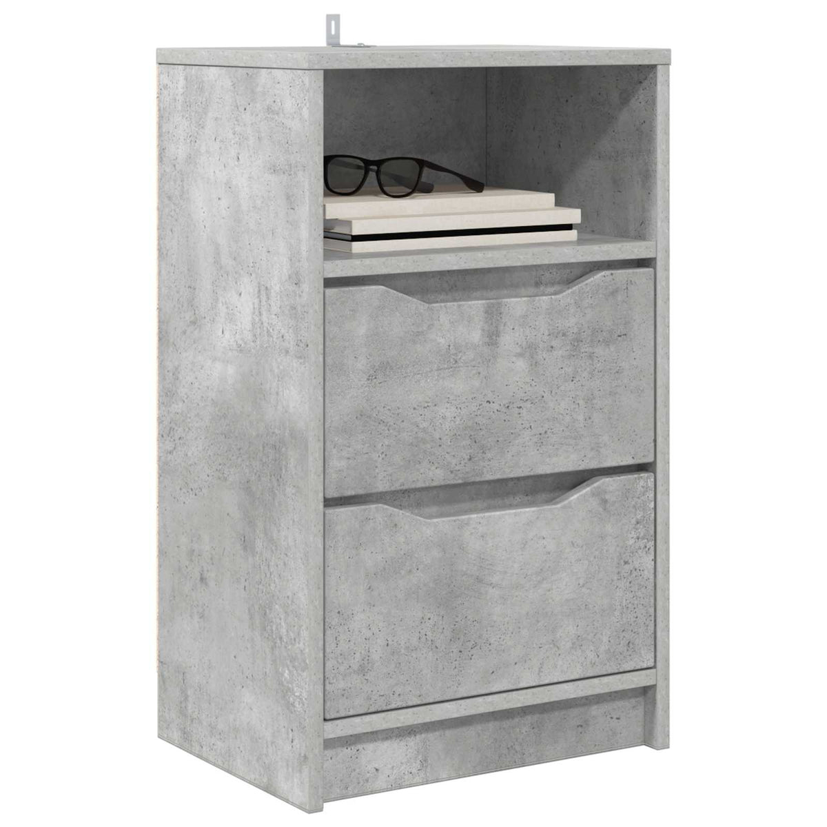 Bedside Tables 2 pcs Concrete Grey 40 x 30 x 467 cm