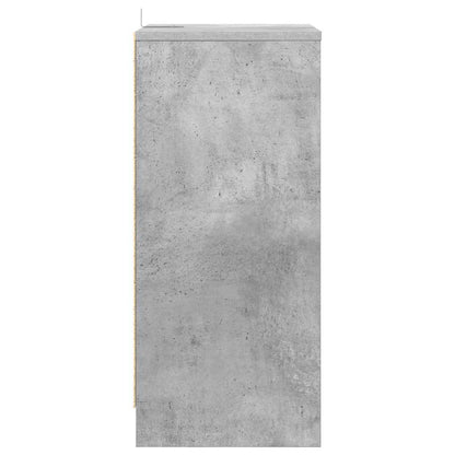 Bedside Tables with Drawer 2 pcs Concrete Grey 40 x 30 x 467 cm