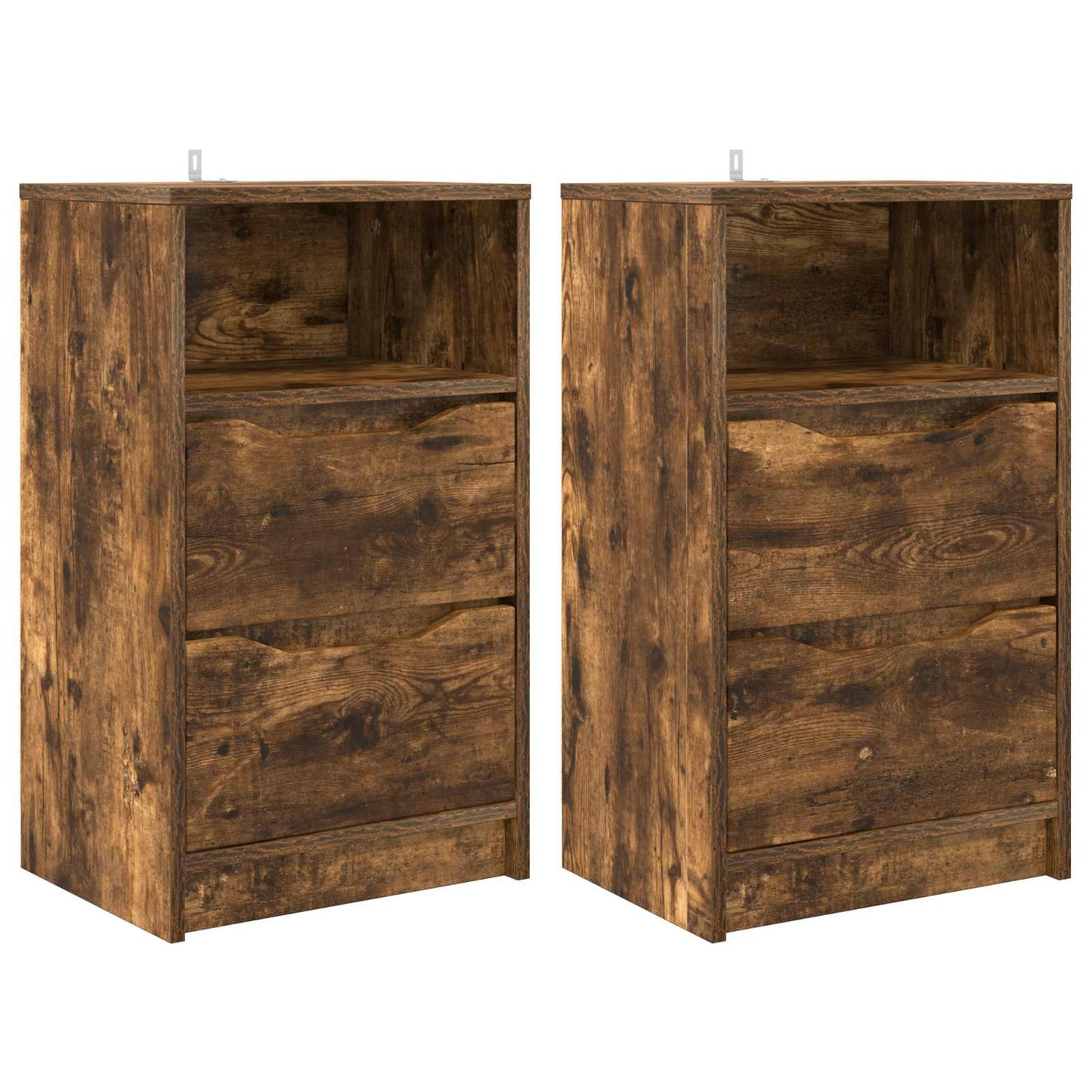 Bedside Tables 2 pcs Smoked Oak 40 x 30 x 467 cm