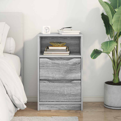 Bedside Table Grey Sonoma 40 x 30 x 467 cm Engineered Wood