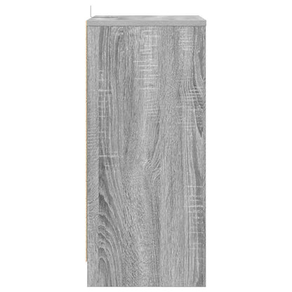 Bedside Table Grey Sonoma 40 x 30 x 467 cm Engineered Wood