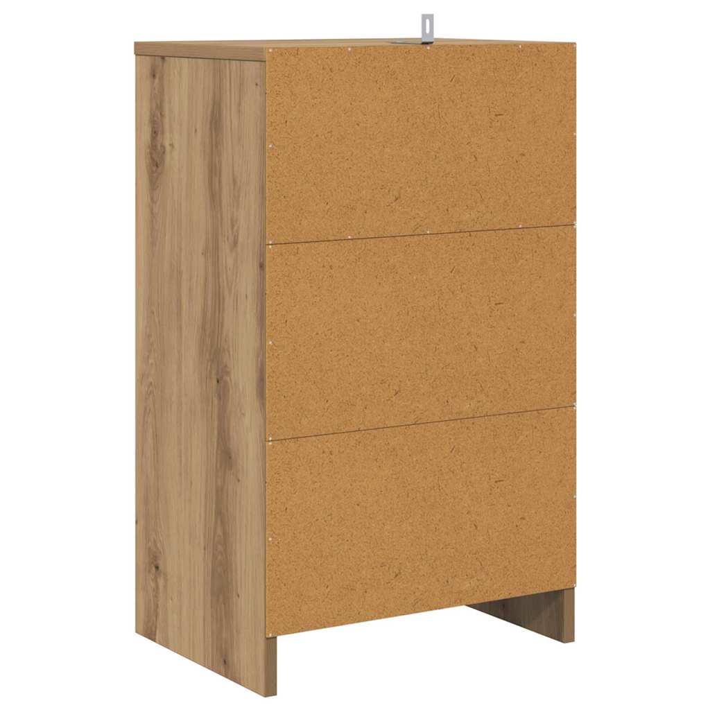 Bedside Table Artisan Oak 40 x 30 x 467 cm Engineered Wood