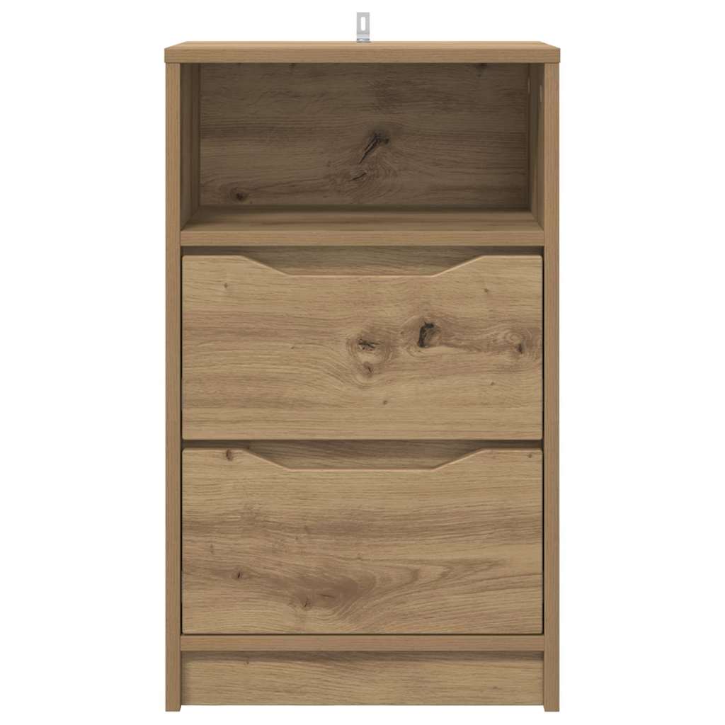 Bedside Table Artisan Oak 40 x 30 x 467 cm Engineered Wood
