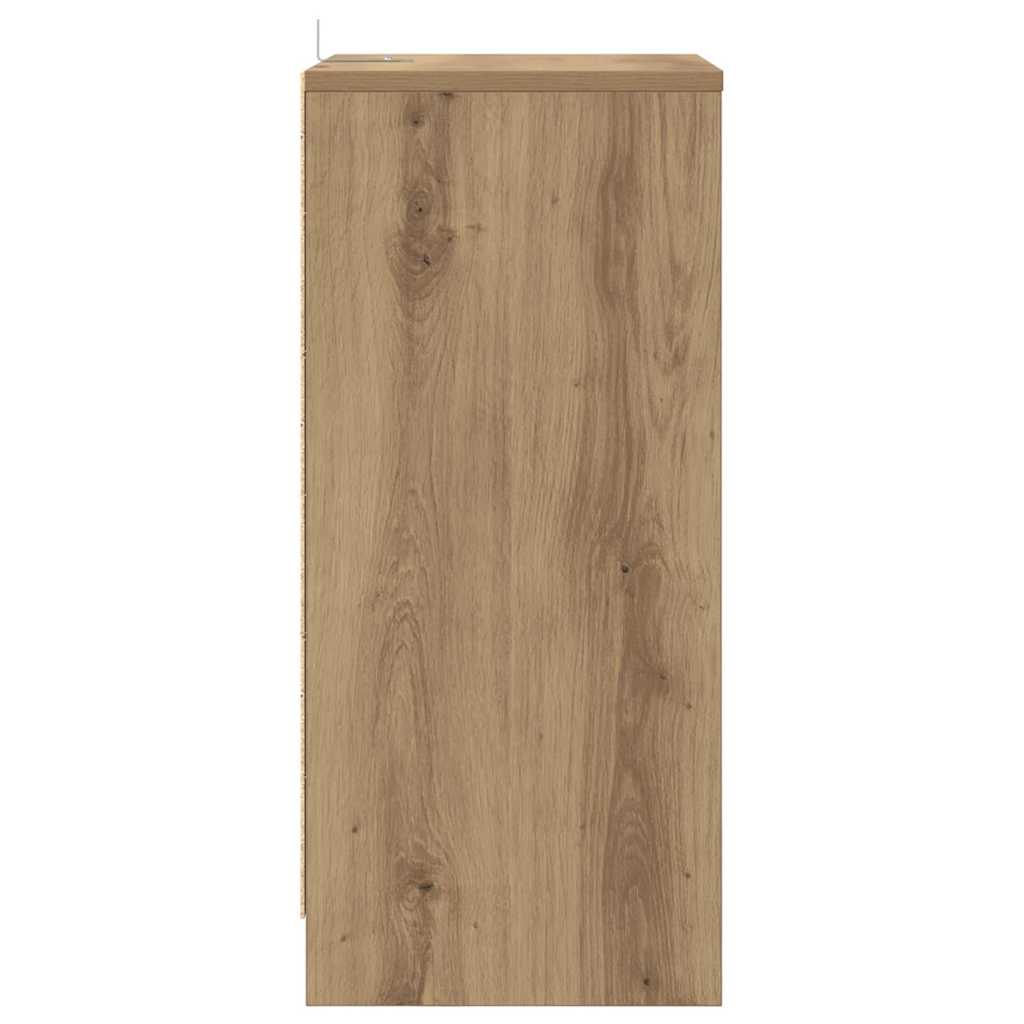 Bedside Table Artisan Oak 40 x 30 x 467 cm Engineered Wood