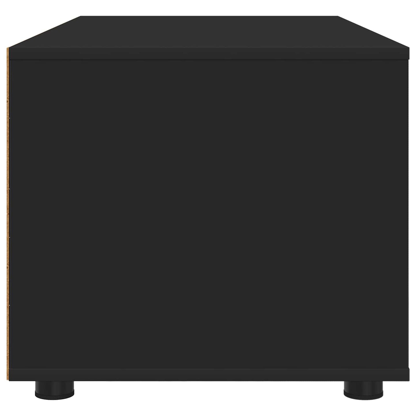 TV Cabinet with Drawer Black 100 x 48 x 43 cm Engineered Wood