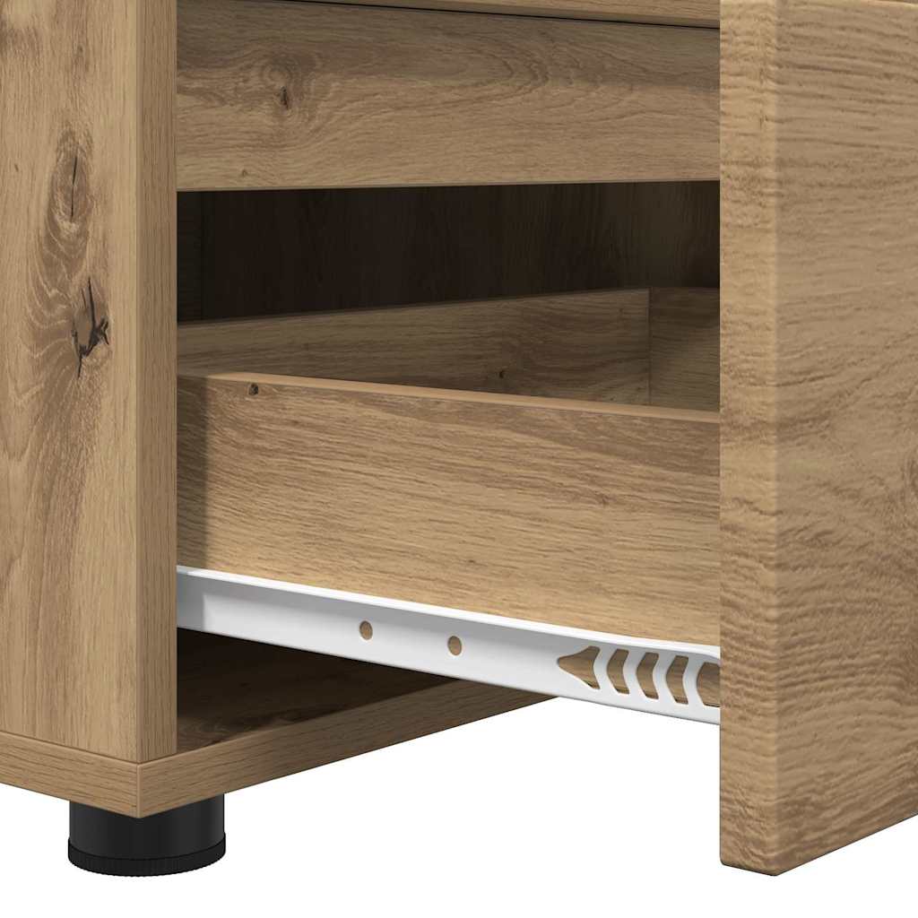 TV Cabinet 100 x 48 x 43 cm Artisan Oak Engineered Wood