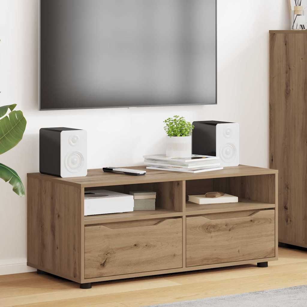 TV Cabinet 100 x 48 x 43 cm Artisan Oak Engineered Wood