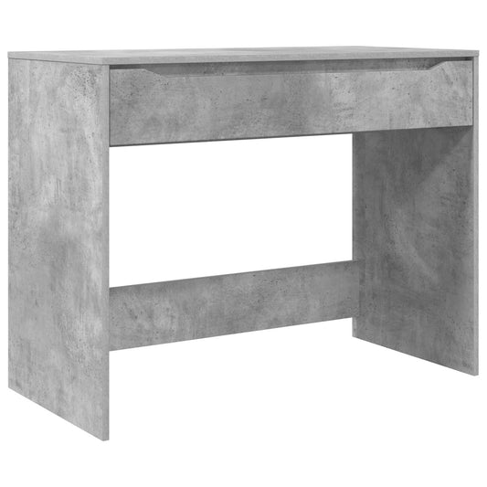 Desk with Drawer Concrete Grey 100 x 50 x 78 cm Engineered Wood